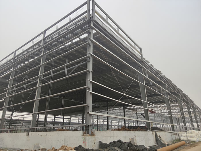 北辰钢结构厂房网架工程
